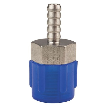 Parker 2-2 B2HF-SS - 1/8" Hose Barb x MNPT SS Barb Connector
