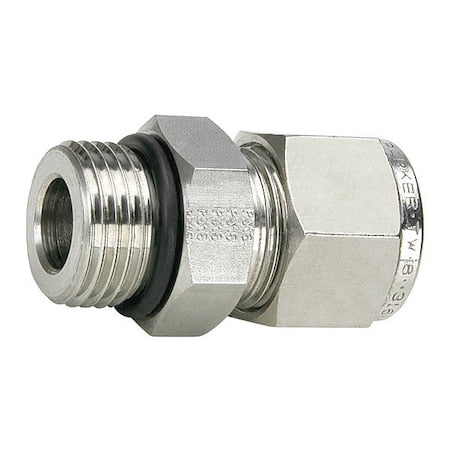 Parker 4M1SC4-316 - 1/4" A-LOK x SAE SS Male Straight Connector