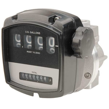 Flomec OM025A001-820M4 - Flowmeter,Oval Gear,290 psi,1 in.