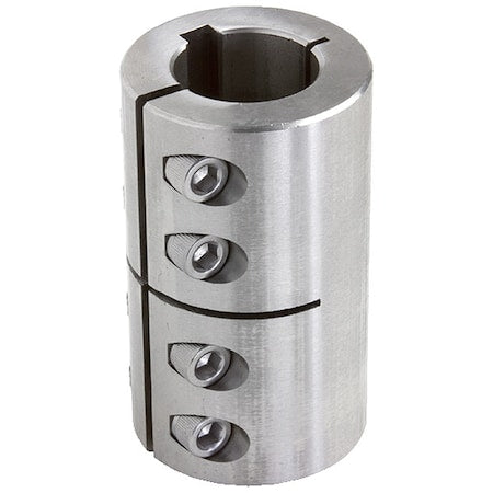 Climax Metal Products ISCC-075-075SKW - ISCC-075-075 SKW One-Piece Industry Standard Clamping Coupling with Keyway
