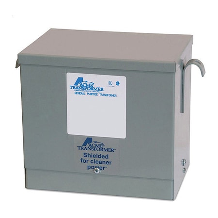 Acme Electric DTGB72S - Drive Isolation Transformer, 7.5 k VA, NEMA 3 R, 266/460 V AC, 460 V AC