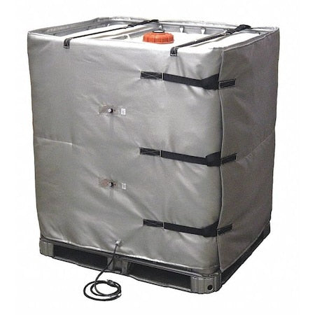 Briskheat TOTE482-ADJ - IBC Heater, 240 VAC, 2880 W, 48" Height, 160"-192" Tank Perimeter, 46lbs