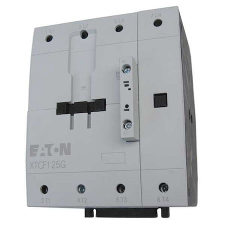 Eaton XTCF080D00T - IEC Magnetic Contactor, No Auxiliary Contacts, 24 V AC, 4 P, Non-Reversing, Screw