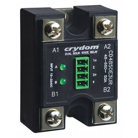 Crydom CD2450W3V - Dual Solid State Relay, 2 Phase, Screw Clamp, Panel, SCR