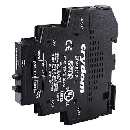 Crydom DR48D12 - Solid State Relay, 3 Phase, Screw Clamp, DIN Rail, SCR