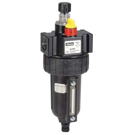 Parker 16L34BE - Air Line Lubricator,1/2 In,90 cfm,250 psi