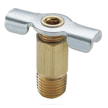 Parker DC602-4 - Brass Drain Cock Ball Valve Inline 1/4"
