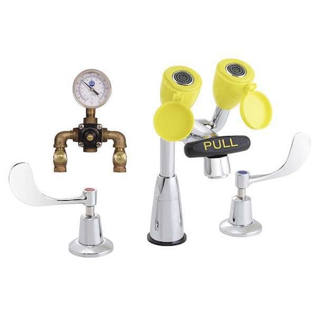 Speakman SEF-1800-CA-TW - Eyewash/Faucet Combination, Counter Mount, Counter Mounted, 9.0 H., 16.0 W