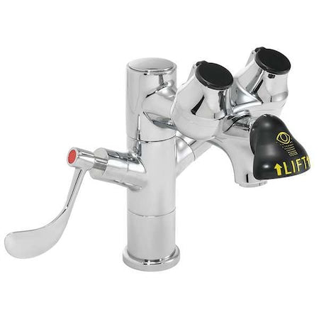 Speakman SEF-1850-4WH - Eyewash/Faucet Combination, Counter Mount, Counter Mounted, 8.0 H., 7.63 W