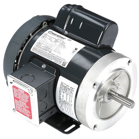 Leeson 056C17F5912 - Capacitor-Start General Purpose Motor, 1/2 hp HP, 115/208-230 V AC Voltage, 56 C Frame