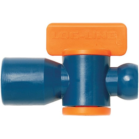 Loc-Line 21193 - Female NPT Valve, 1/4 in, Acetal Copolymer, 170 Degrees F, 2 PK