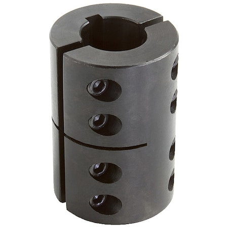 Climax Metal Products 2CC-125-125-KW - 2 CC-125-125-KW Two-Piece Clamping Coupling Recessed Screw with Keyway