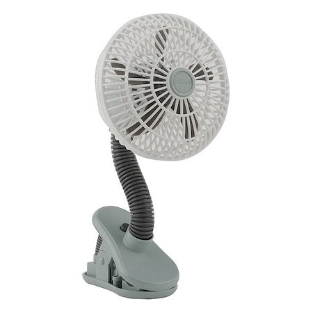 Treva/O2Cool FC04805 - Clip Fan, 1 Speeds, Gray