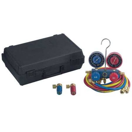 Robinair 48510 - Manifold Hose Kit,90 Manual Couplers
