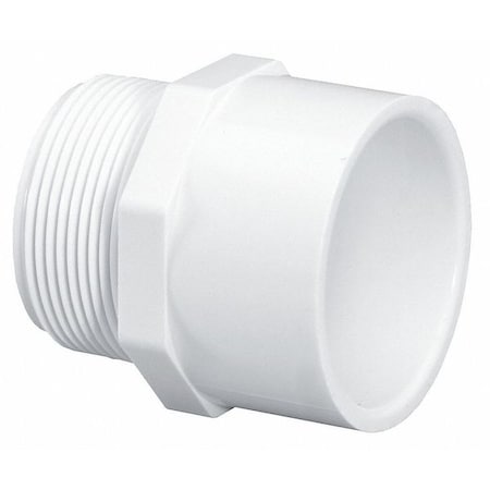 436012 - PVC Male Adapter, MNPT x Socket, 1-1/4 in Pipe Size