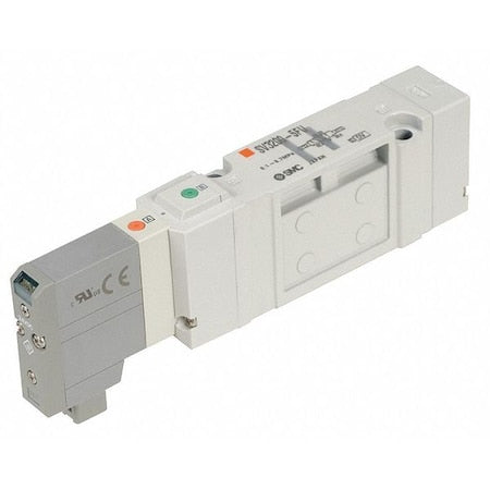 Smc SV3400-5FU - Solenoid Air Con Valve, Five-Way, 72 psi