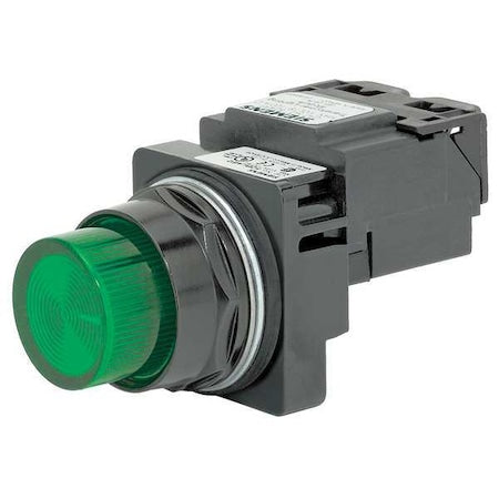 Siemens 52BL4E3XB - Pilot Light,LED,Full Voltage,Grn,120 VAC