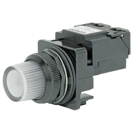 Siemens 52BL5EB - Pilot Light,Full Voltage,White,120 VAC/DC