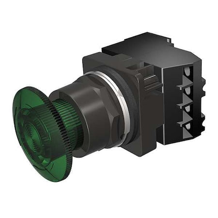 Siemens 52BR8JSAB - Push Button Operator, 30 mm, 1 NO/1 NC, Green
