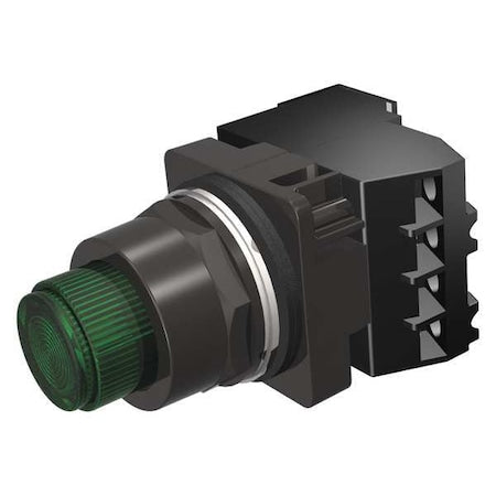 Siemens 52BT6G3AB - Illuminated Push Button, Extended, Momentary Action, Not Applicable Release, Illuminated, Green