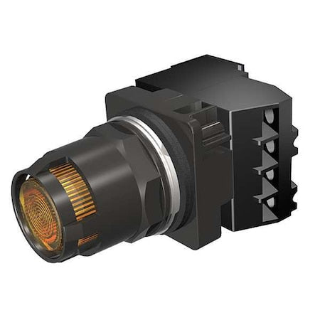 Siemens 52BT6D9JBV - Illuminated Push Button, 30 mm, 1 NC, Amber