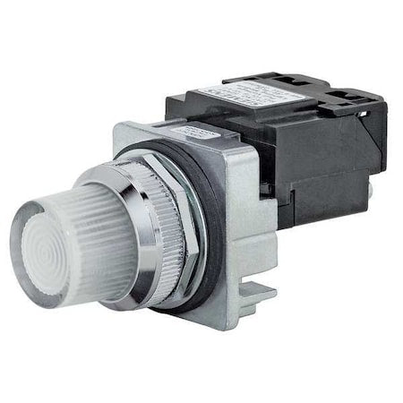 Siemens 52PL5HBXB - Pilot Light, LED, Transformer, White, 240 VAC