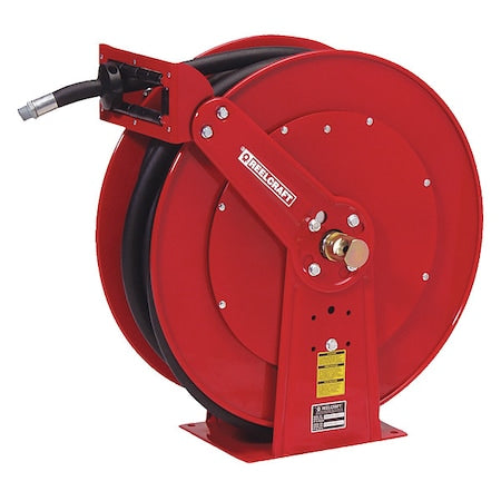 Reelcraft FD84035 OLP - Spring Return Hose Reel, 1 in Hose Diameter, 35 ft Length, 50 psi Max. Pressure, Red