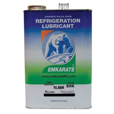 Nu-Calgon 4316-46 - Refrigeration Lubricant,POE,1 gal