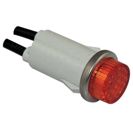 Dayton 22NY46 - Raised Panel Light, Amber, 24 V AC/DC