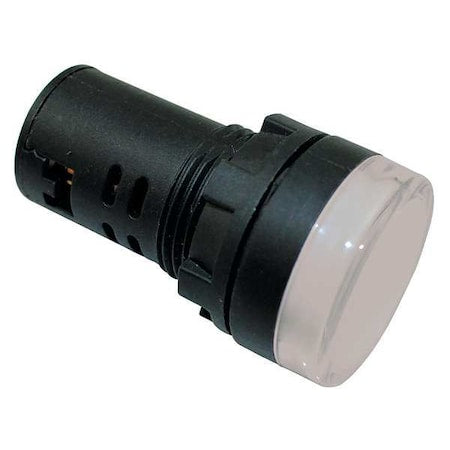 Dayton 22NZ05 - Raised Indicator Light,22mm,120 V,White