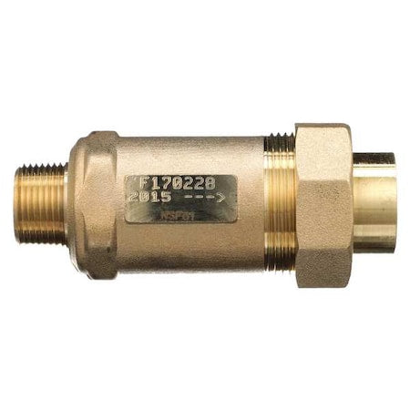 Wilkins 34MX34UF-700XL - Dual Check Valve,Bronze,3/4",MNPTx FNPT