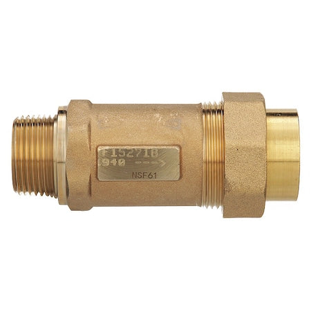 Wilkins 1MX1UF-700XL - Dual Check Valve,Bronze,1,MNPTx FNPT