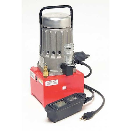 Burndy Y10AC9 - Hydraulic Pump, Commercial, 0.625 hp, Electric Motor, 10,000 Max Pressure