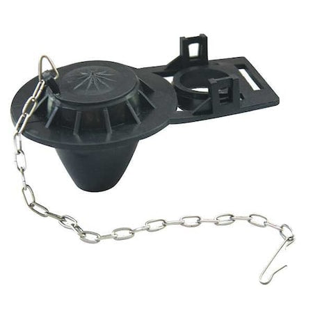 22UR86 - Flapper, Toilet, PVC, Black