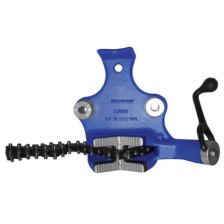 Westward 22XR02 - Bench Chain Vise,Top Screw,1/8- 2-1/2 in
