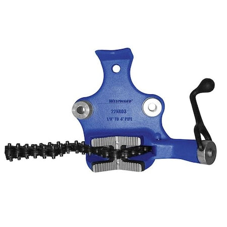 Westward 22XR03 - Bench Chain Vise,Top Screw,1/8 to 4 in