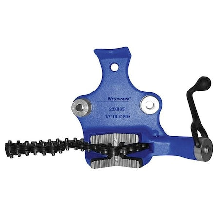 Westward 22XR05 - Bench Chain Vise,Top Screw,1/2 to 8 in