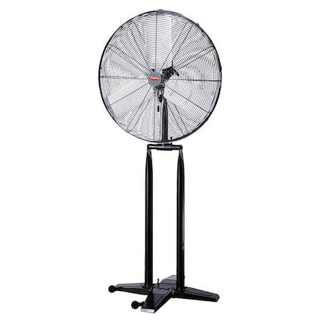 Dayton 22YK16 - Light Duty Industrial Fan, Foldable Pedestal Mount, 24 in Blade Dia, 120 V, 3,800/5,450 cfm