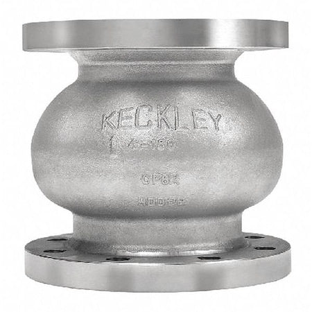 Keckley 10CG2R-36-36336 - Globe Check Vlv,316 SS Seat,SS316,10"