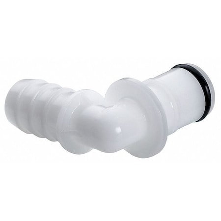 Colder APC23004 - 90 Elbow, Acetal, Push Fit 1/4 in, Barbed 1/4 in