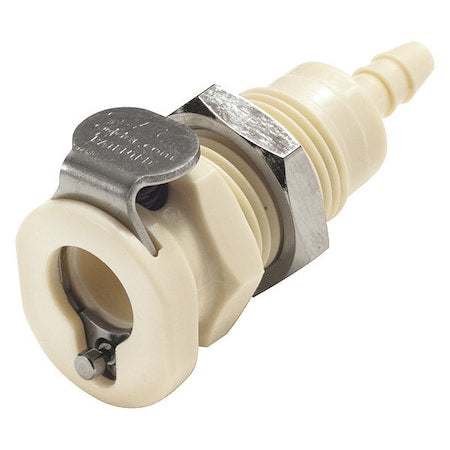 Colder PMCD160212 - Straight, Polypropylene, Barbed 1/8 in