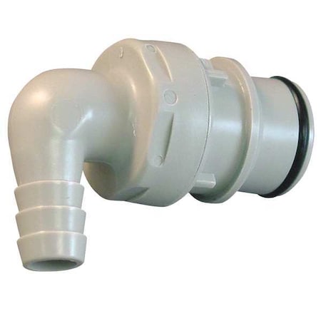 Colder HFC23812 - Straight, Polypropylene, Barbed 1/2 in
