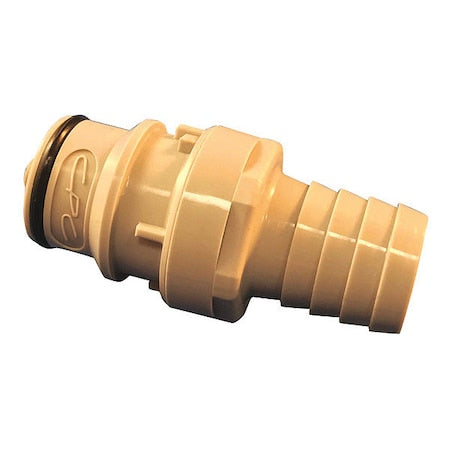 Colder HFCD17612 - Straight, Polypropylene, Barbed 3/8 in