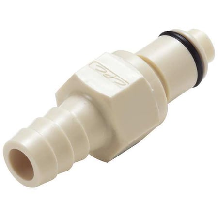 Colder PLCD2200612 - Straight, Polypropylene, Barbed 3/8 in