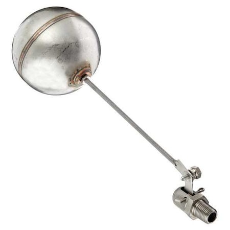 Bobby RM262-N - Mini Float Valve,1/4 In,SS/Viton
