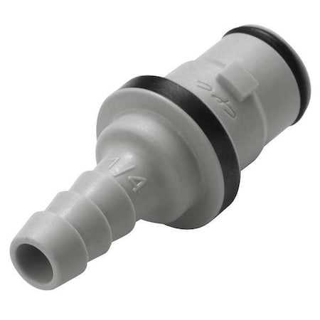 Colder NS2D220212 - Straight, Polypropylene, Barbed 1/8 in