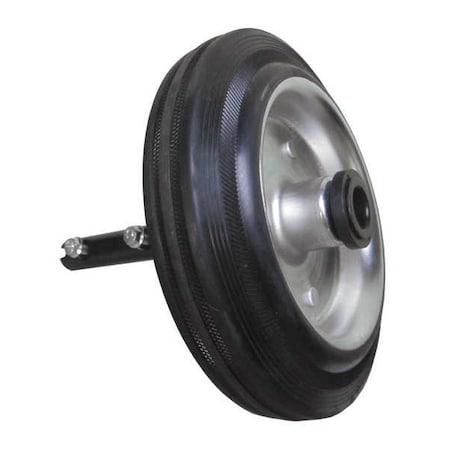 Dayton VE1YNW7WG - Wheel, Black/Silver, 7 in Dia, PK2