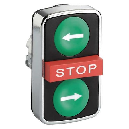 Schneider Electric ZB4BA73133 - Push Button Operator, Extended, Momentary Action, Not Applicable Release, Non-Illuminated