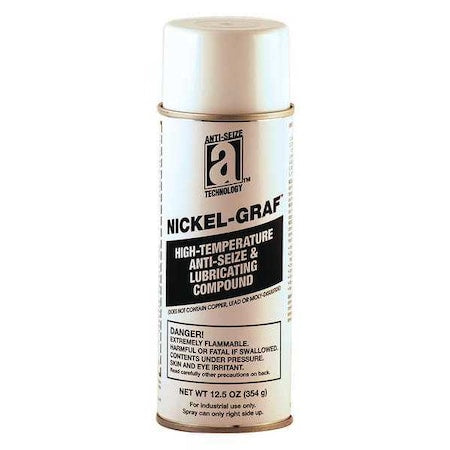 Anti-Seize Technology 13014 - Anti-Seize, General Purpose, Aerosol Spray Can, 12.5 oz, Nickel Base, 2600 Degrees F Max Op Temp, Aerosol