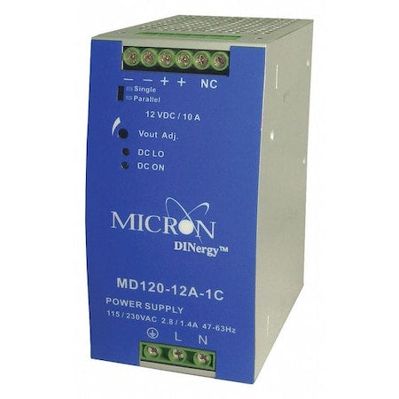 Dinergy MD120-12A-1C - DC Power Supply, 12 V DC, 120 W